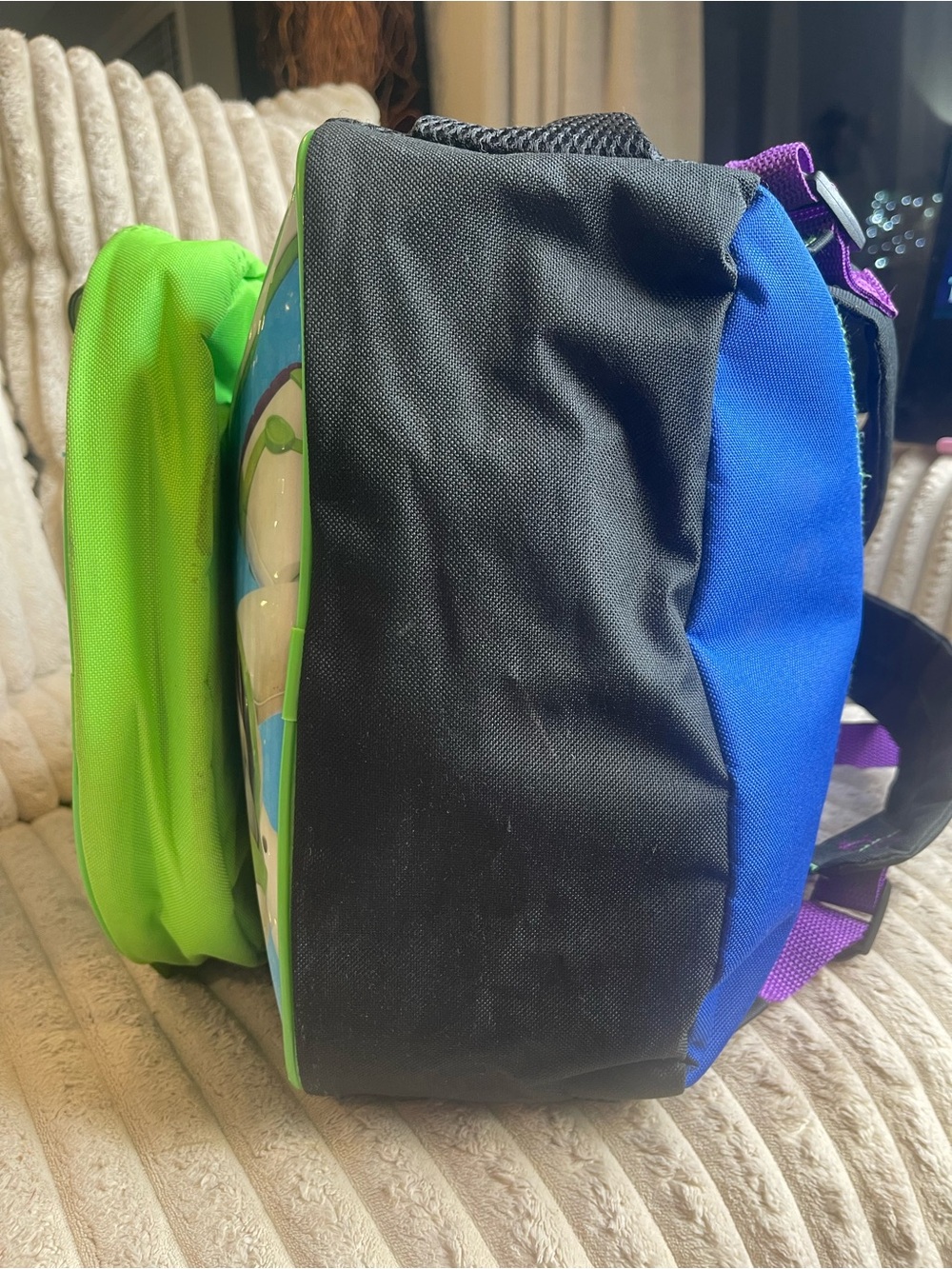 Disney Pixar Toy Story 4 Alien 3D Molded Front Pocket Kids Backpack - Picture 9 of 10